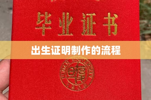 新龙出生证明制作的流程