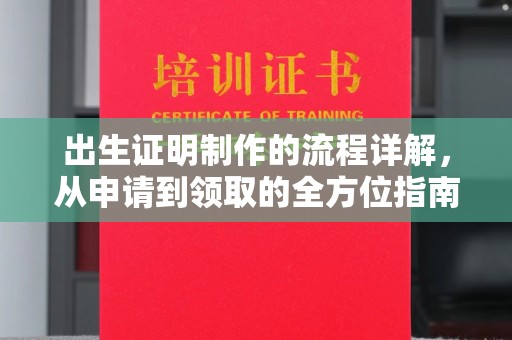新龙出生证明制作的流程详解，从申请到领取的全方位指南