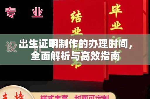 新龙出生证明制作的办理时间，全面解析与高效指南