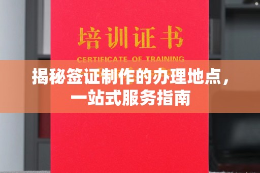 新龙揭秘签证制作的办理地点，一站式服务指南