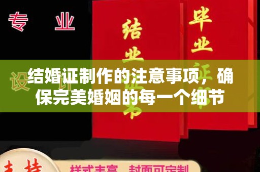 新龙结婚证制作的注意事项，确保完美婚姻的每一个细节