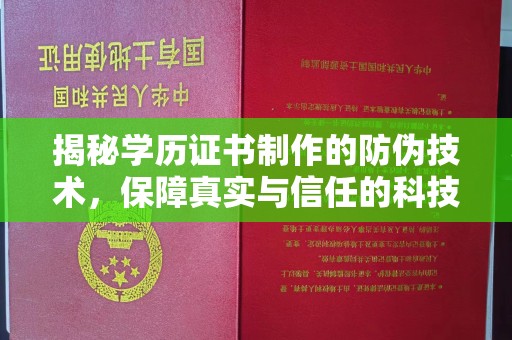新龙揭秘学历证书制作的防伪技术，保障真实与信任的科技力量