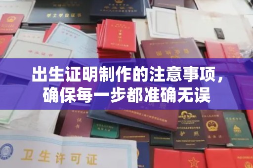 新龙出生证明制作的注意事项，确保每一步都准确无误
