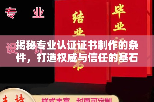 新龙揭秘专业认证证书制作的条件，打造权威与信任的基石