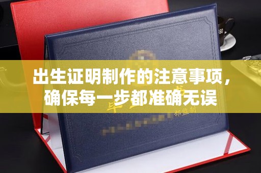 新龙出生证明制作的注意事项，确保每一步都准确无误