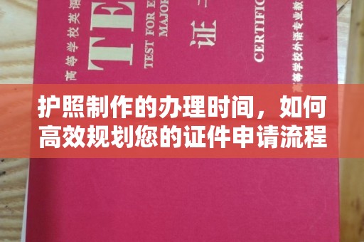 新龙护照制作的办理时间，如何高效规划您的证件申请流程