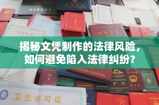 新龙揭秘文凭制作的法律风险，如何避免陷入法律纠纷？