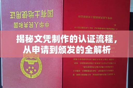 新龙揭秘文凭制作的认证流程，从申请到颁发的全解析