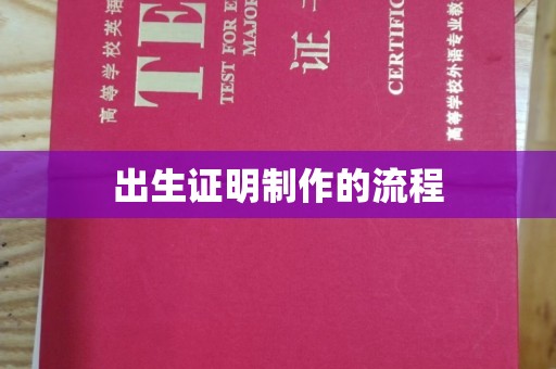 新龙出生证明制作的流程