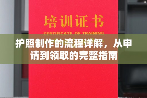 新龙护照制作的流程详解，从申请到领取的完整指南