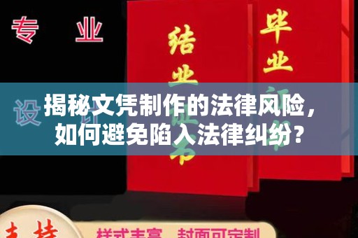 新龙揭秘文凭制作的法律风险，如何避免陷入法律纠纷？