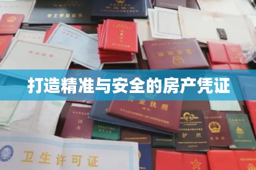 新龙打造精准与安全的房产凭证